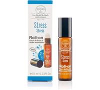 Elixirs & Co - Roll On Huiles Essentielles et Fleurs De Bach Stress Adulte Bio - Angoisse, Anxiété, Sérénité, Effet Apaisant, Relaxation, Endormissement - 100% Naturel - Fabriqué en France