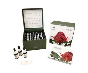 Elixirs floraux du bush australien Thérapeute Set 69 bouteilles de stock plus livre