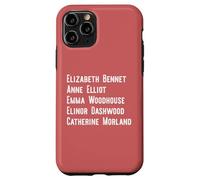 Elizabeth Anne Emma Elinor Catherine Jane Austen Dirige Meme Coque pour iPhone 11 Pro