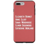 Elizabeth Anne Emma Elinor Catherine Jane Austen Dirige Meme Coque pour iPhone 7 Plus/8 Plus