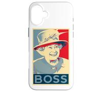 Elizabeth Boss Son Altesse Royale Reine d'Angleterre Coque pour iPhone 16 Plus