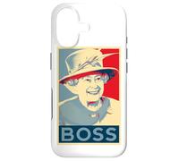 Elizabeth Boss Son Altesse Royale Reine d'Angleterre Coque pour iPhone 17