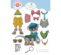 Elizabeth Craft Lot de 15 matrices de découpe en métal fin pour scrapbooking, fabrication de cartes et loisirs créatifs en papier - Accessoires de vêtements pour chien