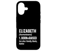 Elizabeth New Jersey - Définition de la Ville Natale - Amour Amusant à la Maison Coque pour iPhone 17