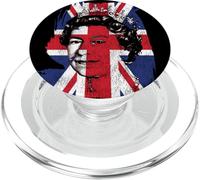 Elizabeth Queen of England Drapeau Union Jack Reine d'Angleterre PopSockets PopGrip pour MagSafe