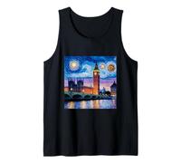 Elizabeth Tower Horloge de nuit Style Londres Débardeur
