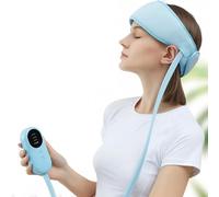 Eljeczt Instrument De Sommeil De La Tête Masseur De Tête avec Chaleur Casque De Massage Tete Anti-Migraine Bonnet De Soulagement Migraines Et Maux De Tête Soulagement De Anxiété,Blue
