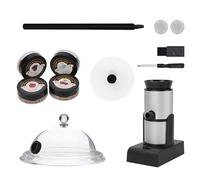 Eljeczt Kit Fumoir Cocktail Kit De Fumage À Cocktail pour Viande Poisson Barbecue Fumeur Machine avec Accessoires Nourriture Et Boisson Smoke Smoking Gun avec Copeaux De Bois