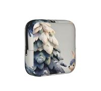Elk By The Tree Sac de rangement compact pour serviettes hygiéniques Motif drapeau américain pour femme - Portable et élégant avec fermeture éclair pour un transport quotidien