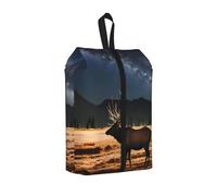 Elk in the Meadow Sac à chaussures de voyage résistant à l'eau avec poignée pour valise, baskets, bottes, gym, 1 pièce., One Size, Classique