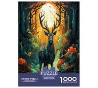 Elk Puzzle 1000 Pièces Educa Jouet en Bois Divertissement Créatif De l'art De La Décoration Jeu Éduchatif Challenge Toy Adultes & Enfants des 14 Ans 70x50cm/1000pcs
