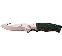 Elk Ridge Couteau de Poche Hunter en Acier Inoxydable Vert Renforcer Manche en Bois., Longueur cm : 11,4 fermé, elkr de 1282