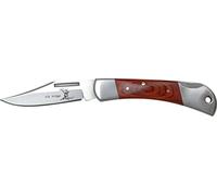 Elk Ridge Couteau de Poche Hunter Marron Manche en Bois de Pakka, Longueur cm : 8,89 fermé, elkr de 1060