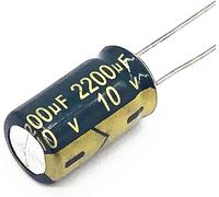 Elko 2200μF / 10V Condensateur Elkos 2200 uF 10 V 105 Radial