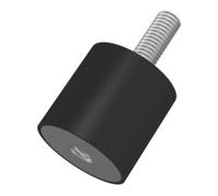 elko Tampon caoutchouc-métal cylindrique Type B D15xH20mm M5x12 NR55 Quantité:1