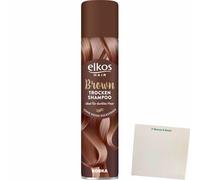 Elkos Shampoing sec marron (bouteille de 200 ml) + bloc usy