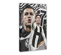 ELKPDOE Cristiano Ronaldo Poster sur toile Football 4 - Décoration pour chambre à coucher, bureau, chambre - Cadre cadeau : 60 x 90 cm