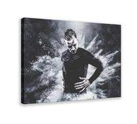 ELKPDOE Poster de football Marc Andre Ter Stegen - Décoration murale pour salon, chambre à coucher - Cadre : 50 x 75 cm