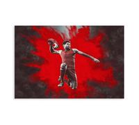 ELKPDOE Poster de football Steven Gerrard sur toile - Décoration murale pour salon, chambre à coucher - Sans cadre - 60 x 90 cm