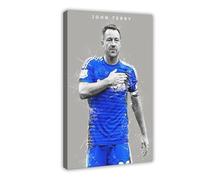ELKPDOE Poster John Terry - Impression sur toile - Décoration pour chambre à coucher, bureau, chambre - Cadre cadeau : 40 x 60 cm