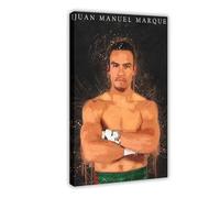 ELKPDOE Poster Juan Manuel Marquez sur toile pour chambre à coucher, bureau, chambre, cadre cadeau : 30 x 45 cm