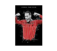 ELKPDOE Poster Virgil Van Dijk - Impression sur toile - Décoration pour chambre à coucher, bureau, chambre - Cadeau sans cadre - 40 x 60 cm