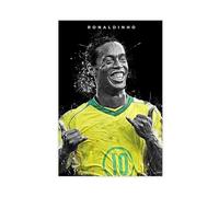 ELKPDOE Ronaldinho Poster sur toile Motif joueur de football Pour chambre à coucher, bureau, chambre, cadeau sans cadre 50 x 75 cm
