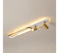 Elksdut Plafonnier LED Moderne, Forme Créative Plafonnier LED Blanc Naturel 4000K, Plafonnier Intérieur avec Projecteur Réglable pour Couloir Bureau Chambre Cuisine