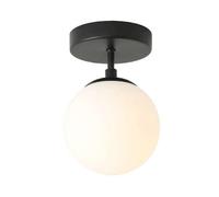 Elksdut Plafonnier Moderne en Verre Globe Plafonnier E27 Kit de Montage de luminaire en métal, Petits plafonniers créatifs pour Chambre à Coucher Salon Cuisine Couloir Entrée Foyer Allée