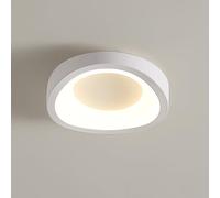 Elksdut Plafonniers LED Modernes, Petit luminaire LED Proche du Plafond, plafonnier géométrique 12 W pour éclairage de Couloir de Couloir de Chambre à Coucher (Blanc Froid, 6000 K)