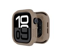 elkson Compatible avec Apple Watch 46 mm, Quattro Series Coque robuste pour Apple Watch et iWatch Series 11 10, coque de protection durable de qualité militaire, flexible, résistant aux chocs, brun