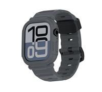 elkson Coque pour Apple Watch Series 11 10 42 mm pour homme, robuste et résistante aux chocs, bracelet tactique Quattro Pro 2.0 Series pour iWatch, coque de protection durable de qualité militaire