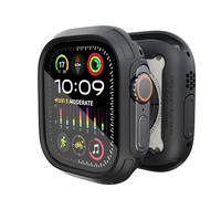 elkson Quattro Max Series Coque antichoc pour Apple Watch Ultra 3/2/1 de 49 mm avec protecteur d'écran en verre trempé, robuste pour iWatch, coque de protection durable de qualité militaire, flexible