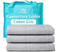 Ella Couverture Lestée Enfant 4,5kg 100x170cm - Couverture Relaxante & Calmante - Perles de Verre Hypoallergéniques, Couche Externe Coton Doux & Rafraîchissant - Enfants Entre 40-60kg - Coton