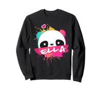 Ella - Joli prénom de Fille avec Un Panda Mignon Sweatshirt