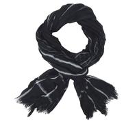 Ella Jonte Écharpe en viscose douce pour homme Noir/blanc, Noir , taille unique