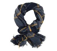 Ella Jonte Écharpe pour homme, noire, grise ou bleue, élégante, douce, écharpe pour homme, foulard, foulard pour homme, en viscose