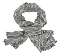Ella Jonte Écharpes foulard d'homme élégant et tendance de la dernière collection by Casual-style gris blanc coton