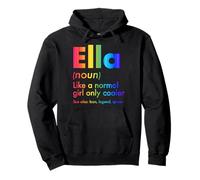 Ella Like A Normal Girl Only Cooler Queen Prénom Sweat à Capuche