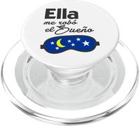Ella me Robó el Sueño. Spanish Saying Couple Matching PopSockets PopGrip pour MagSafe