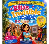 Ella’s Invisible Cape 艾拉的隐形斗篷: English & Simplified Chinese Bilingual Picture Book About Courage, Kindness, Friendship, and Everyday Heroes