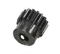 ELLANA Angle de Transmission 1 pièces 32P 0.8 Module engrenage Droit 13T 14T 15T 16T 17T 18T 19T 20T 21 Dents pignon en Acier Noir for Moteur à Arbre 5mm Arbre d'entraînement (Size : 14T)