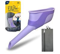 EllaPee - Entonnoir urinoir pour Femme, Accessoire de Camping, randonnée, activités de Plein air et Plus avec Silicone de qualité médicale (réutilisable) pour Que Vous puissiez Faire Pipi avec Sac