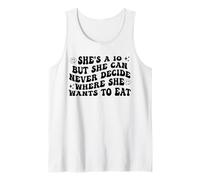 Elle a 10 Ans mais Elle ne Peut jamais décider où Manger drôle Débardeur