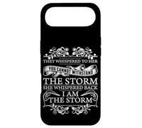 Elle a chuchoté en Retour « I Am The Storm », Source de Motivation pour Femmes. Coque pour iPhone Air