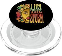 Elle a chuchoté en Retour : « Je suis Le Storm Black History Month » PopSockets PopGrip pour MagSafe