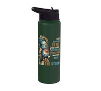 Elle a chuchoté « Je suis la tempête », une source d'inspiration africaine pour la paix Stainless Steel Insulated Water Bottle