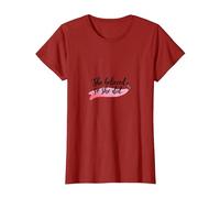 Elle a cru et a Fait Une Source d'inspiration pour l'émancipation des Femmes T-Shirt, Femme, Canneberge, 3XL