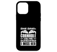 Elle a Dit Cornhole ou Moi, Son Joueur de Cornhole me Manque Coque pour iPhone 12 Mini