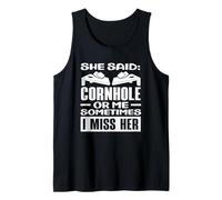 Elle a Dit Cornhole ou Moi, Son Joueur de Cornhole me Manque Débardeur